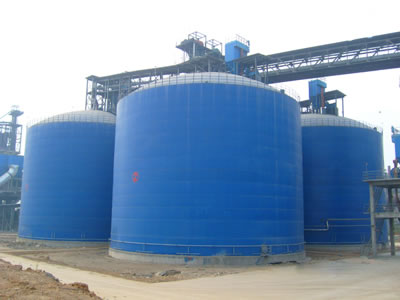 白云水泥钢板库改造